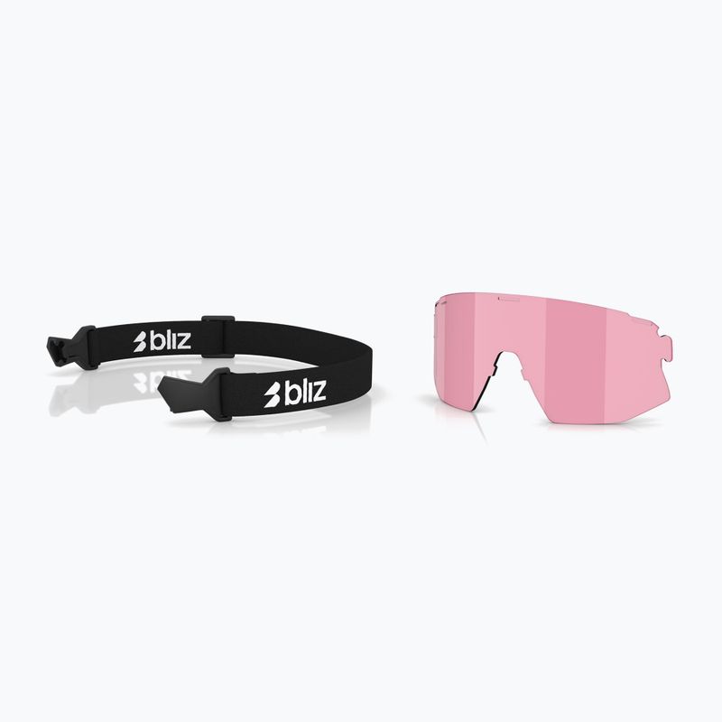 Sonnenbrille Bliz Breeze Small matte black/smoke blue multi/pink 6