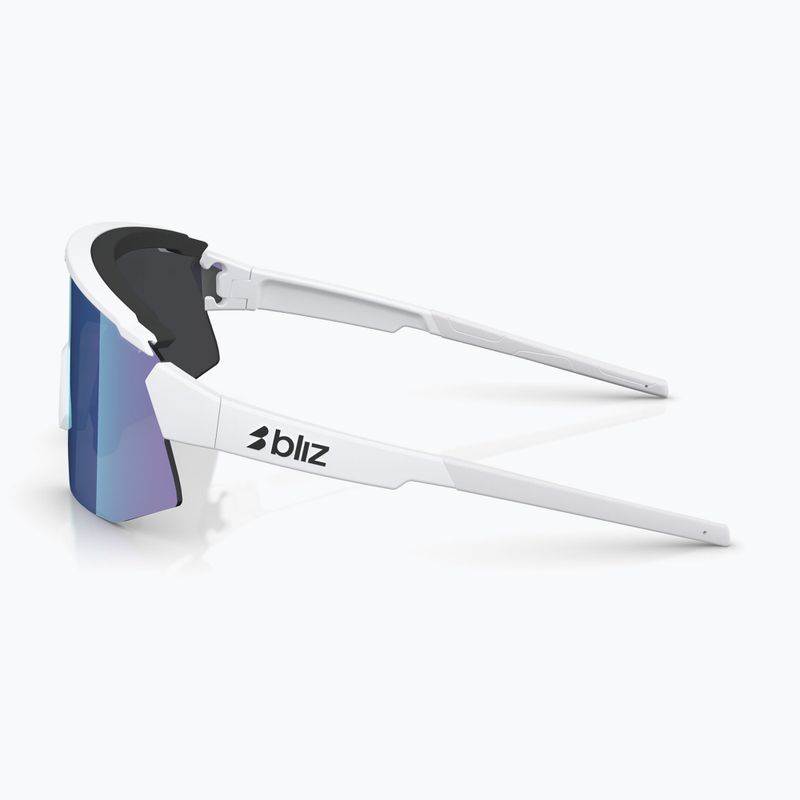 Sonnenbrille Bliz Breeze matte white/smoke blue multi/pink 5