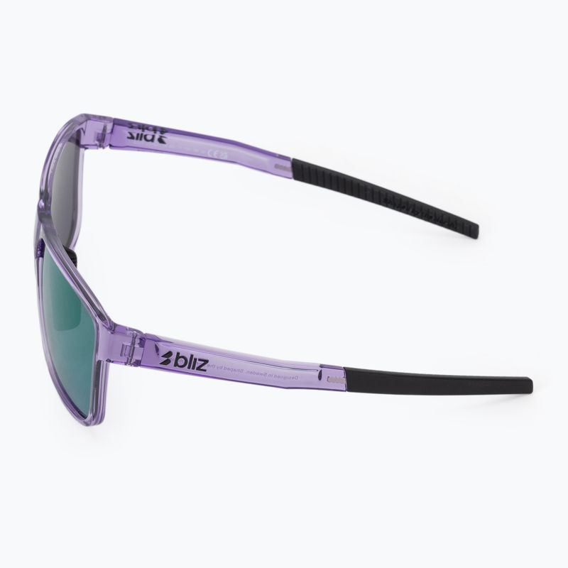 Sonnenbrille Bliz A008 transparent purple 4