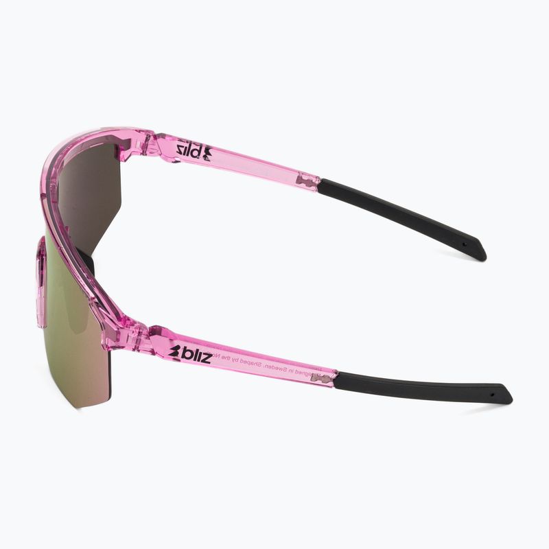 Sonnenbrille Bliz Hero Small transparent pink/brown rose multi 4