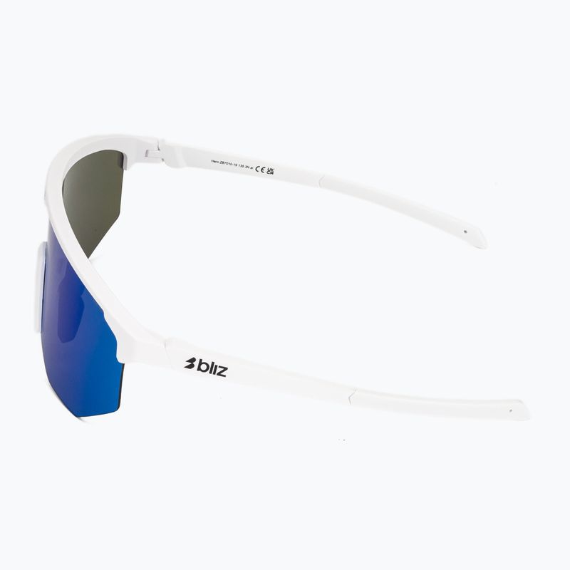 Sonnenbrille Bliz Hero matte white/smoke blue multi 4