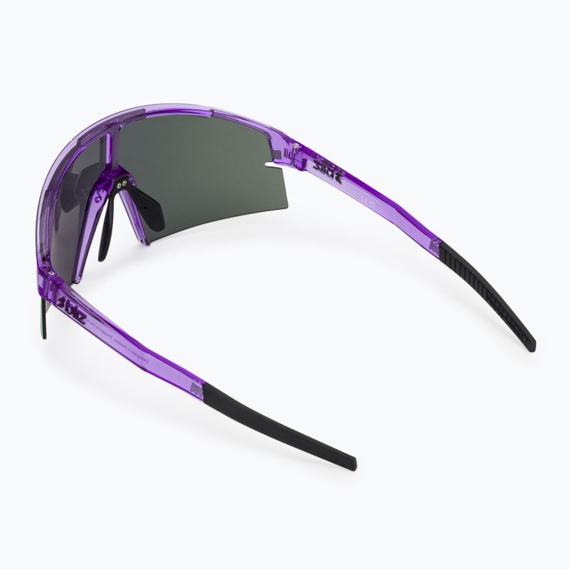 Sonnenbrille Bliz P006 transparent purple/smoke purple mirror 2