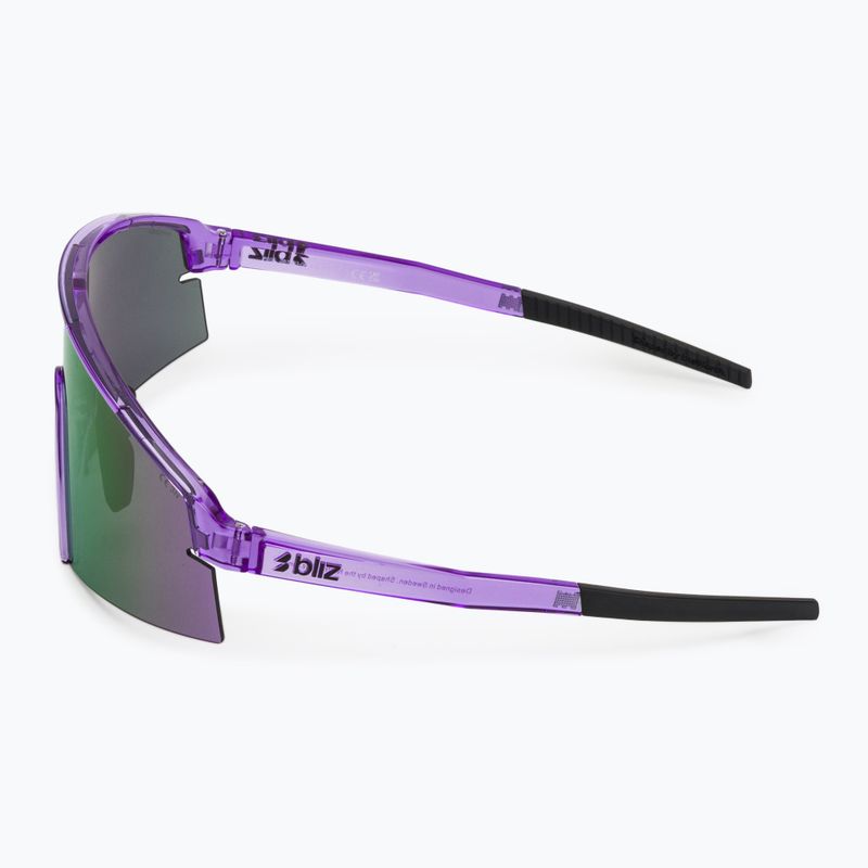 Sonnenbrille Bliz P006 transparent purple/smoke purple mirror 4