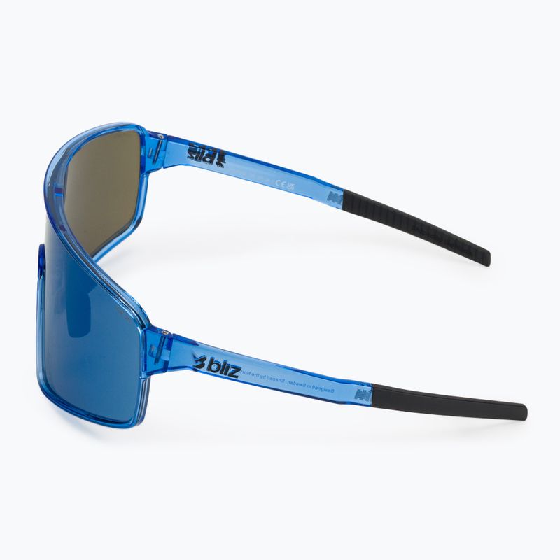 Sonnenbrille Bliz P001S transparent blue/smoke blue multi 4
