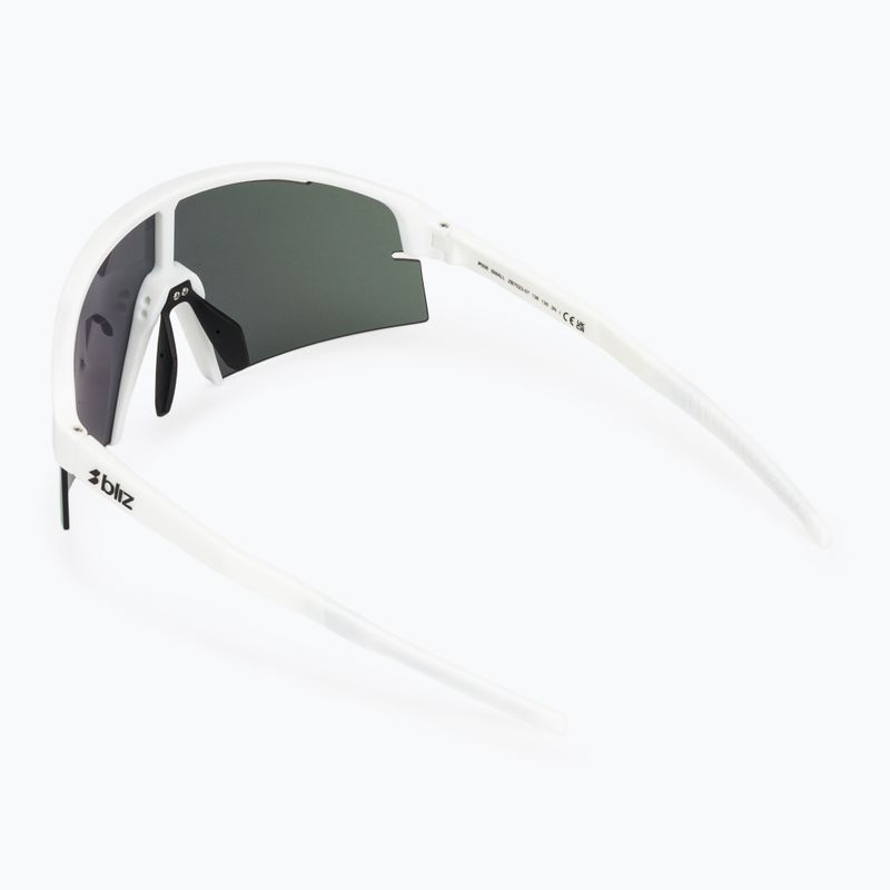Sonnenbrille Bliz P006S matte white/smoke purple mirror 2
