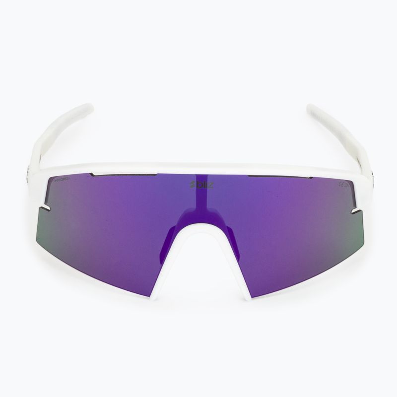 Sonnenbrille Bliz P006S matte white/smoke purple mirror 3