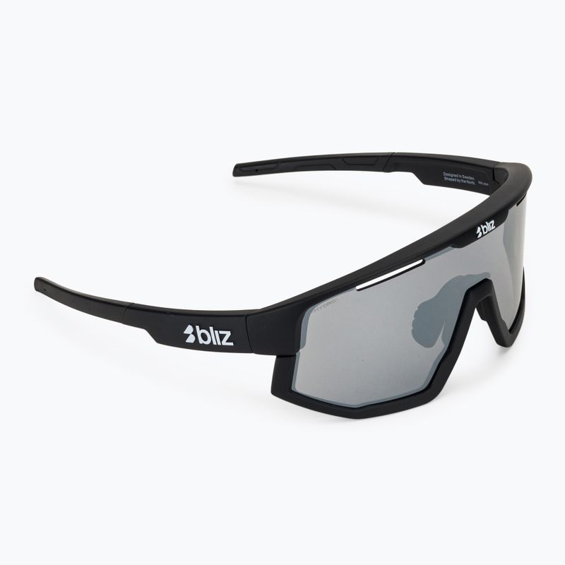 Sonnenbrille Bliz Vision matte black/smoke silver mirror 2