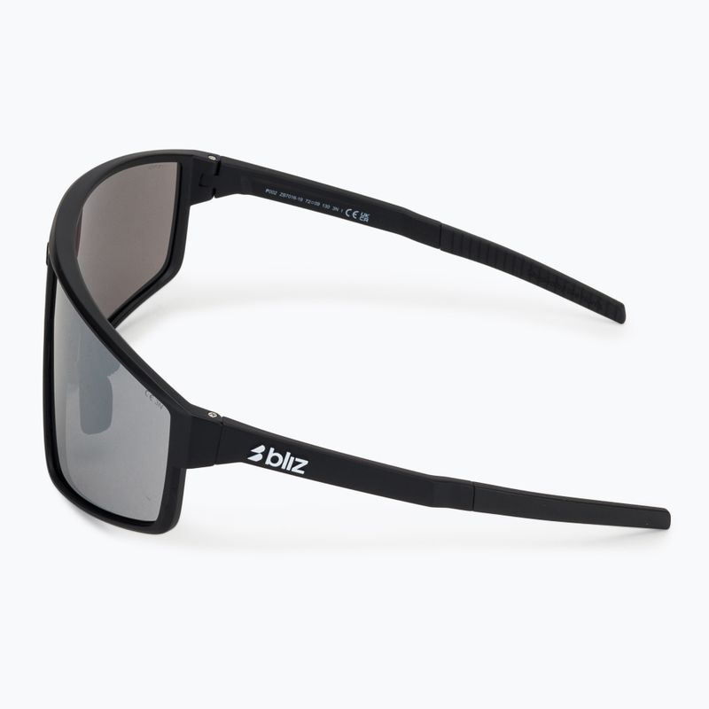 Sonnenbrille Bliz P002 matte black/smoke silver mirror 4