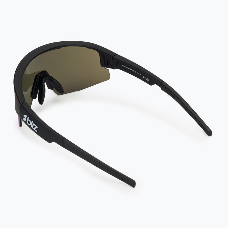 Sonnenbrille Bliz Matrix Small matte black/smoke blue multi 2