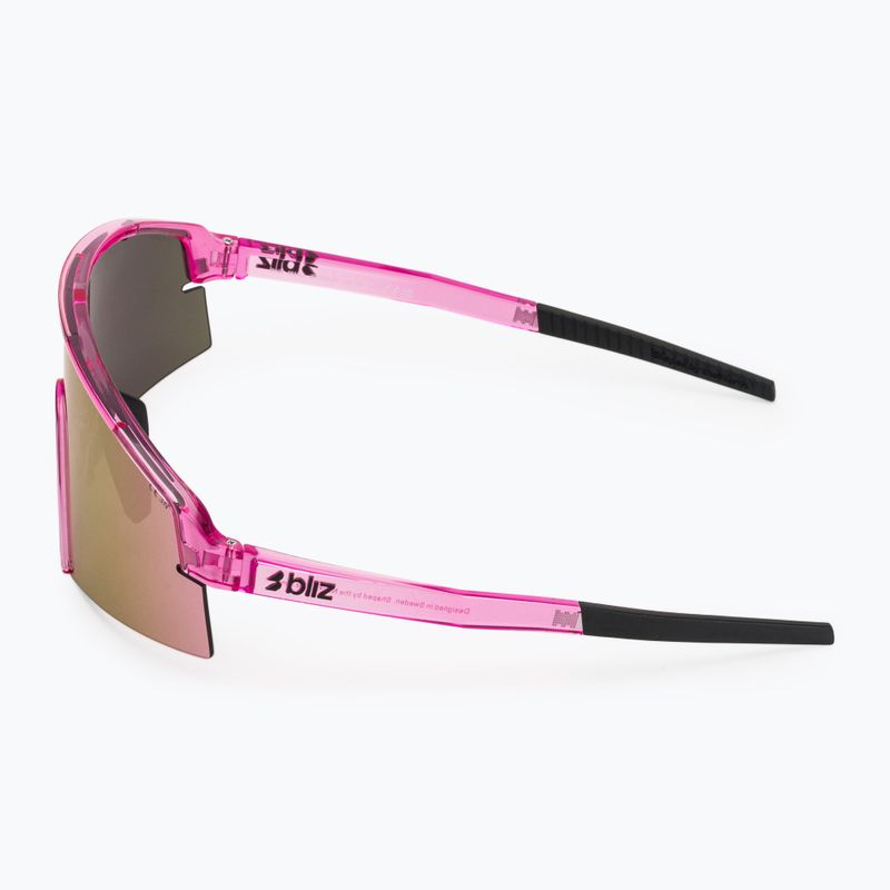 Sonnenbrille Bliz P006S transparent pink/brown rose multi 4