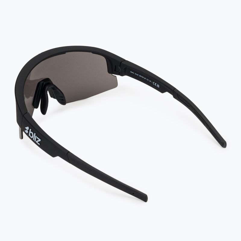 Sonnenbrille Bliz Matrix Small matte black/smoke silver mirror 2