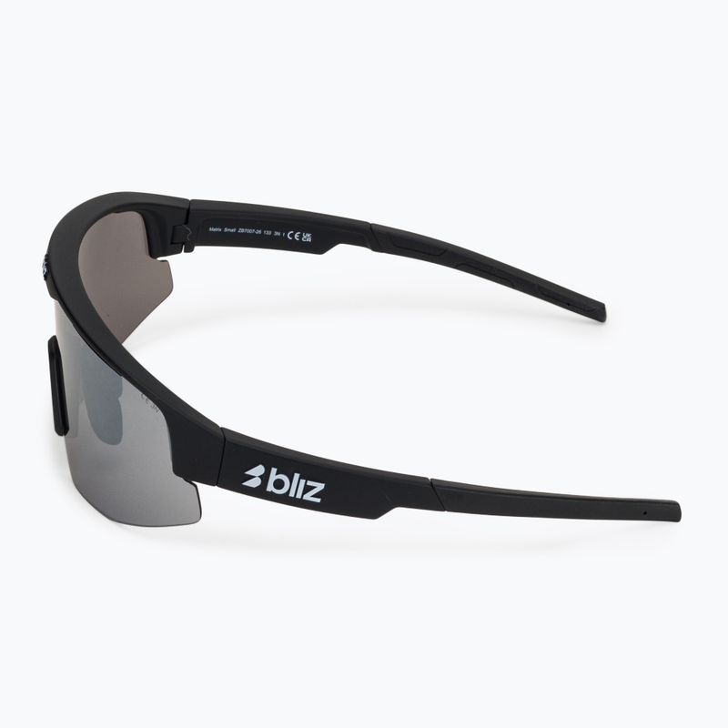 Sonnenbrille Bliz Matrix Small matte black/smoke silver mirror 4
