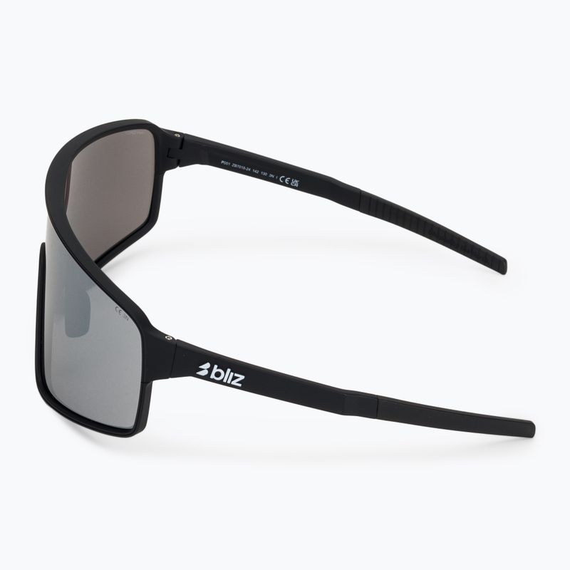 Sonnenbrille Bliz P001 matte black/smoke silver mirror 4