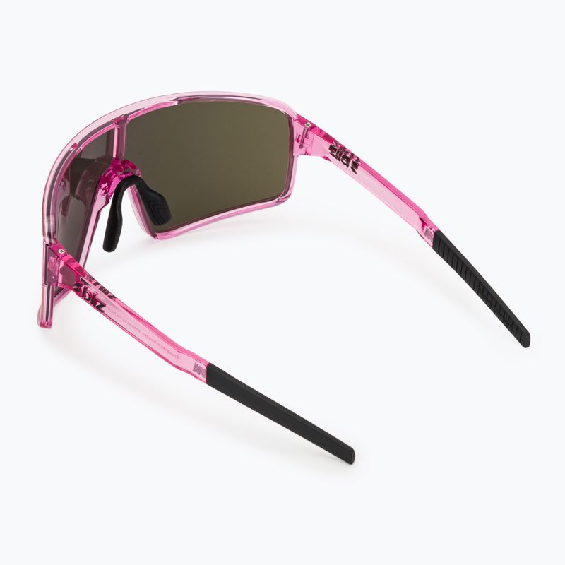 Sonnenbrille Bliz P001S transparent pink/brown rose multi 2