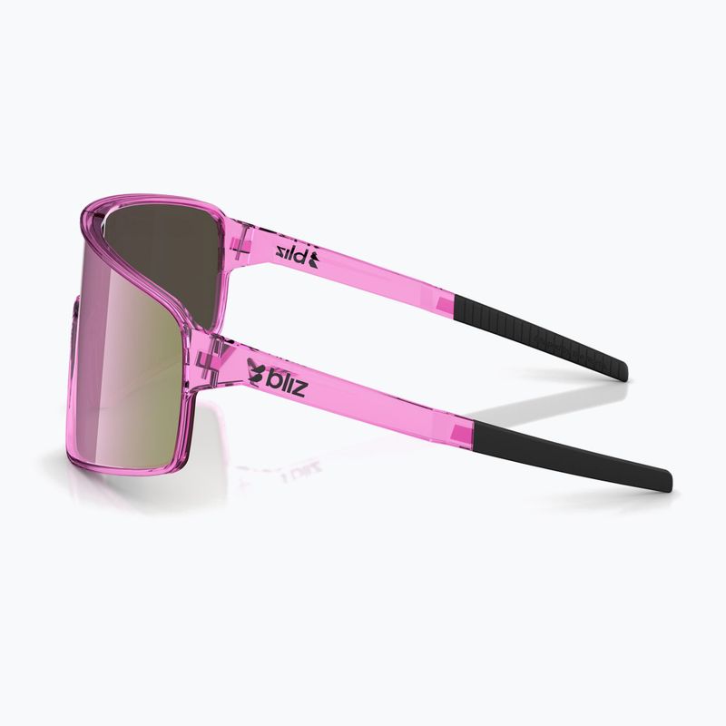 Sonnenbrille Bliz P001S transparent pink/brown rose multi 5