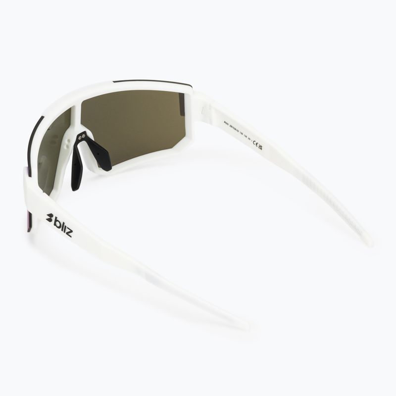Sonnenbrille Bliz P005 matte white/smoke blue multi 2