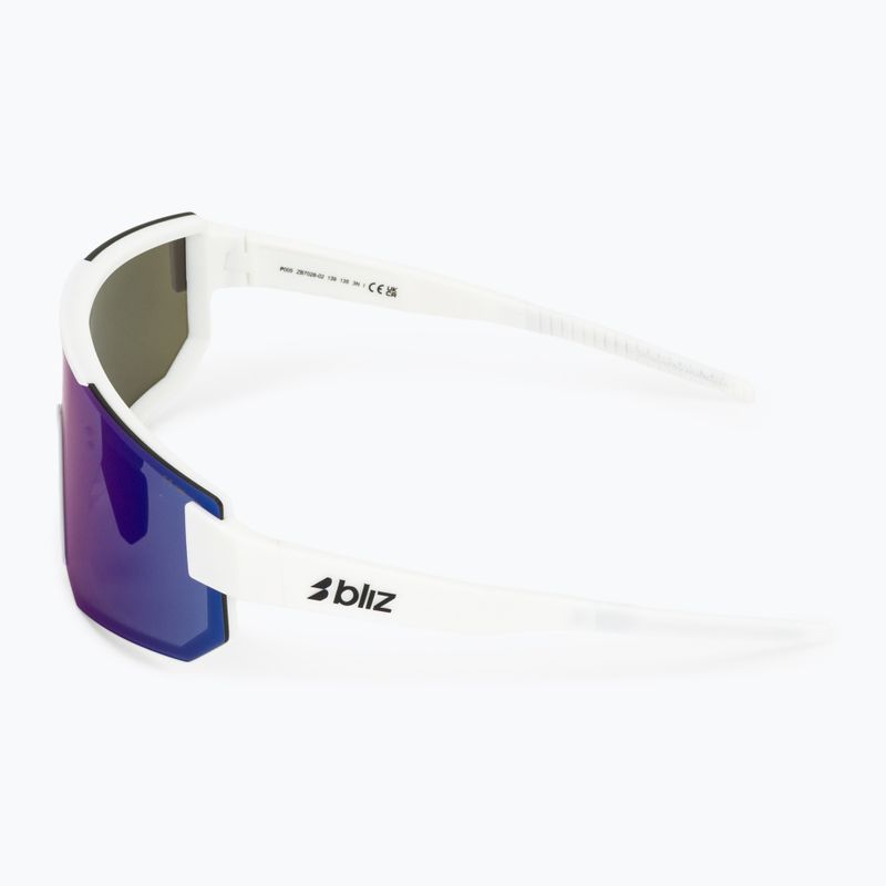 Sonnenbrille Bliz P005 matte white/smoke blue multi 4