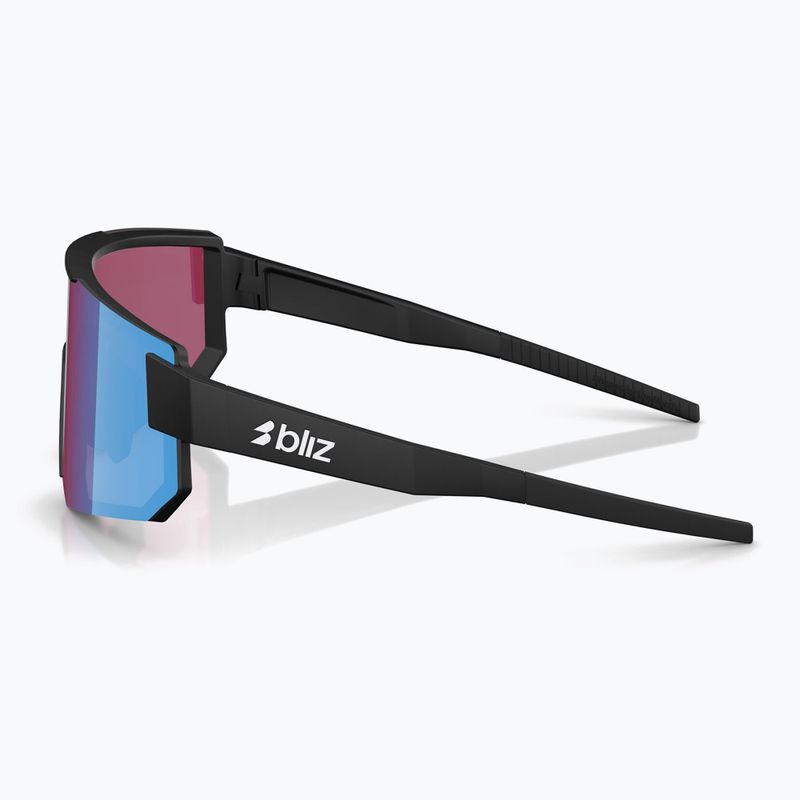 Sonnenbrille Bliz P005S matte black/nano optics violet blue multi 5