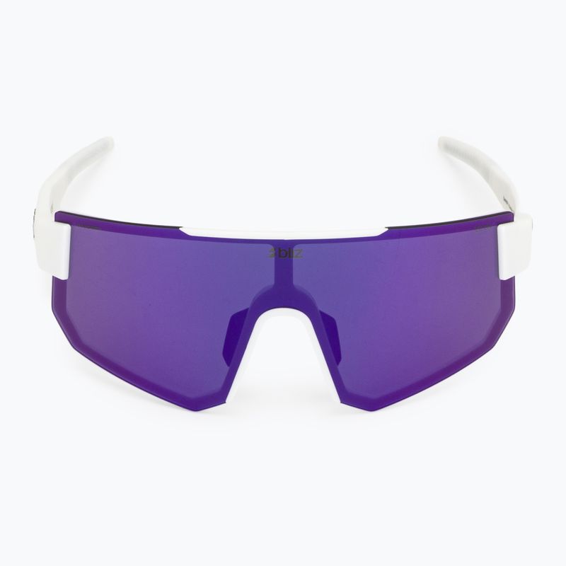 Sonnenbrille Bliz P005S matte white/smoke purple mirror 3