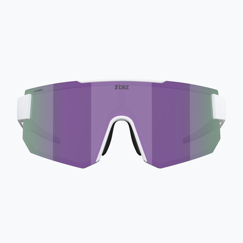 Sonnenbrille Bliz P005S matte white/smoke purple mirror 2