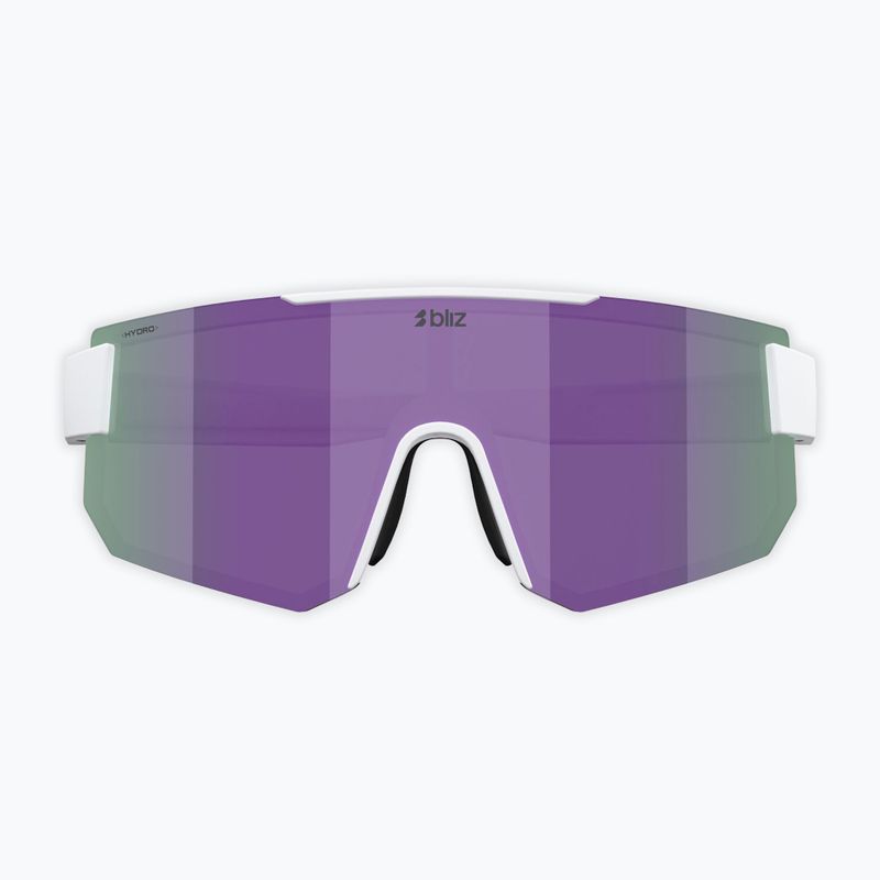 Sonnenbrille Bliz P005S matte white/smoke purple mirror 3