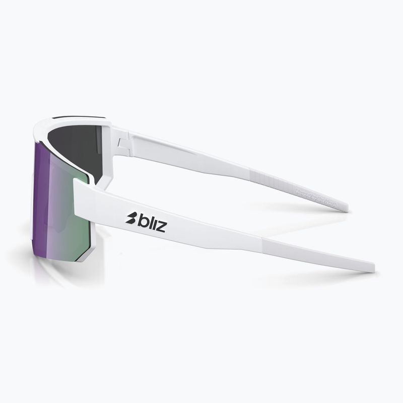 Sonnenbrille Bliz P005S matte white/smoke purple mirror 5