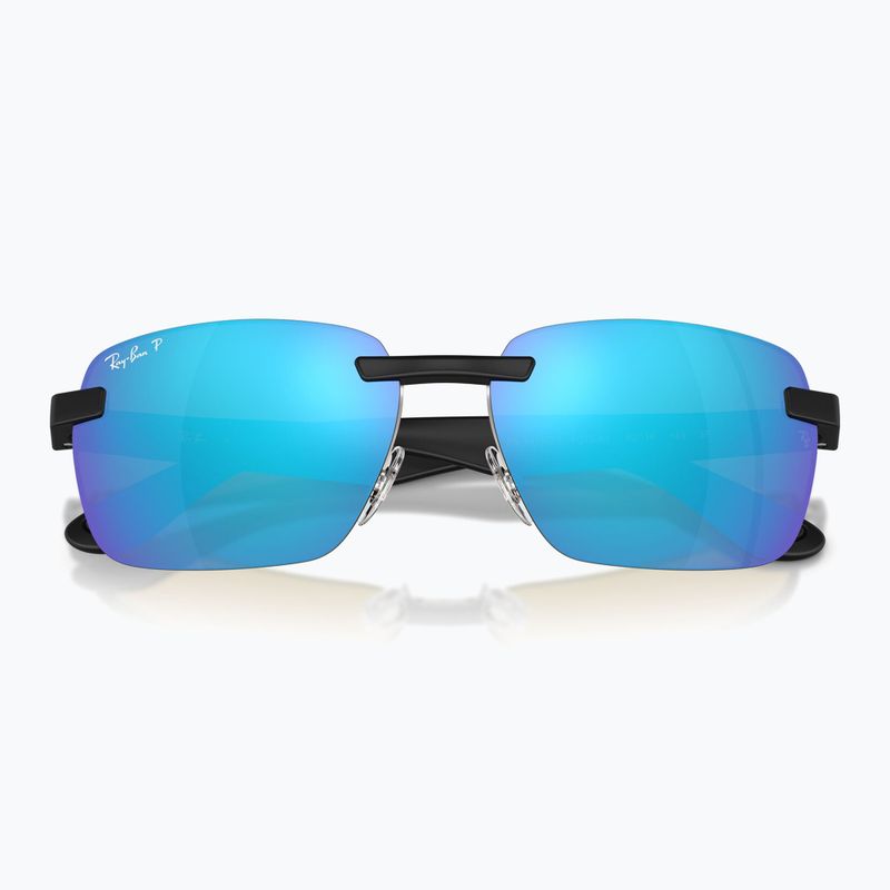 Sonnenbrille Ray-Ban RB4470 Polarized+ Lenses matte sand black/green chromance 3