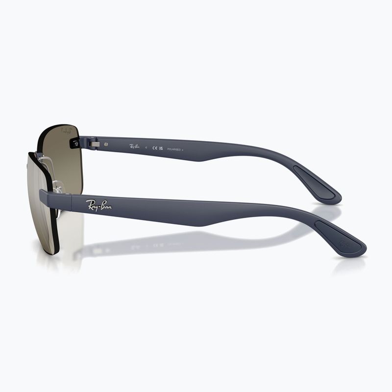 Sonnenbrille Ray-Ban RB4470 Polarized+ Lenses sand dark blue/grey gradient chromance 6