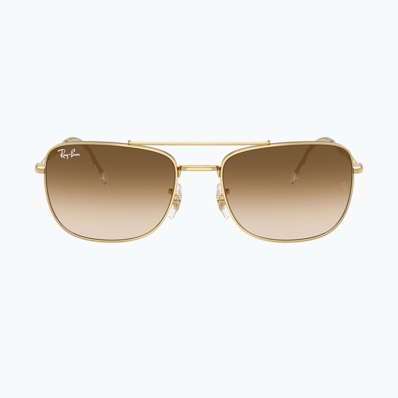 Sonnenbrille Ray-Ban Bain Bridge arista gold/brown gradient 2