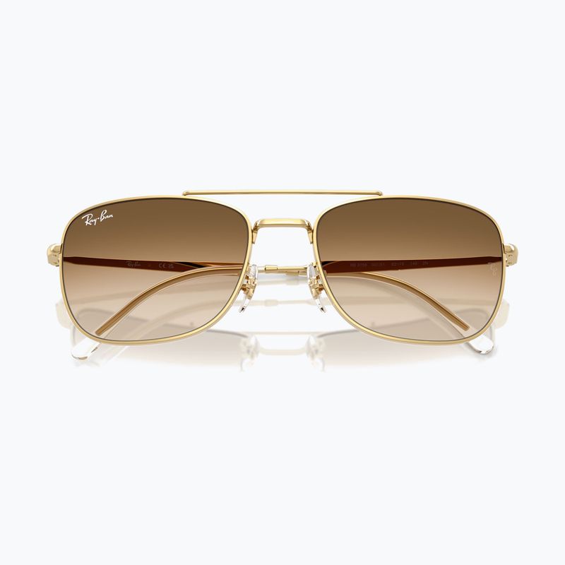 Sonnenbrille Ray-Ban Bain Bridge arista gold/brown gradient 3