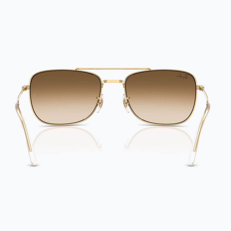 Sonnenbrille Ray-Ban Bain Bridge arista gold/brown gradient 5