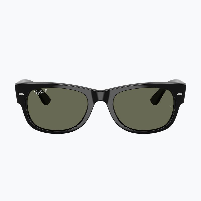 Sonnenbrille Ray-Ban Mega Wayfarer II black/green 2