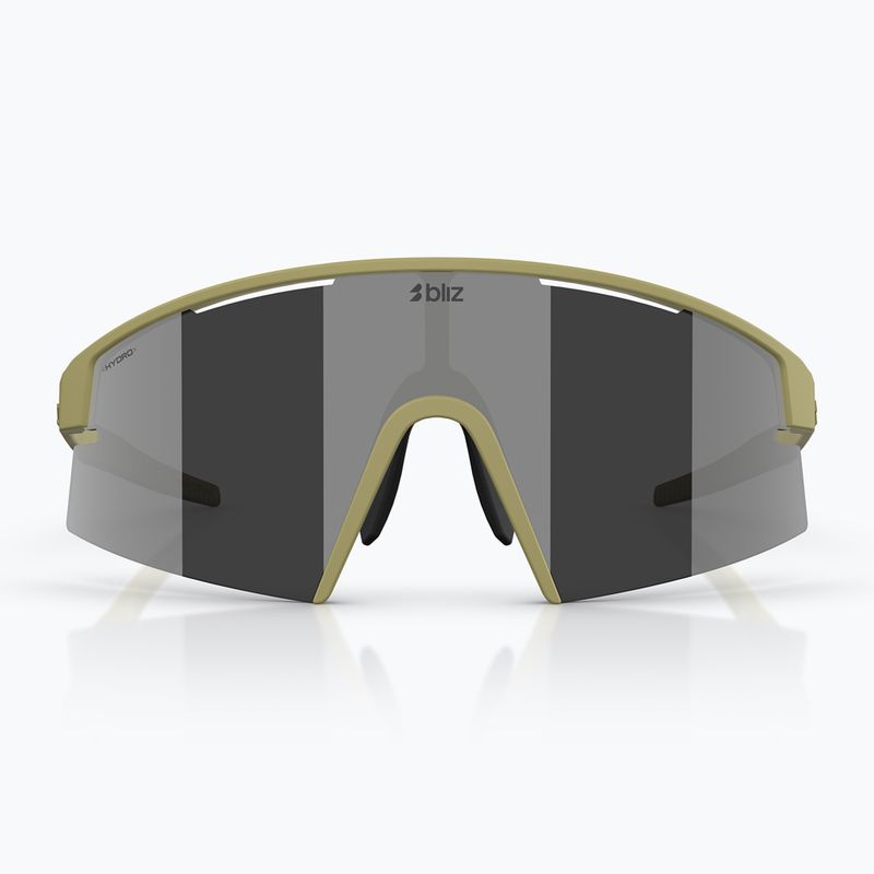 Sonnenbrille Bliz P006 matte amber green/smoke silver mirror 2