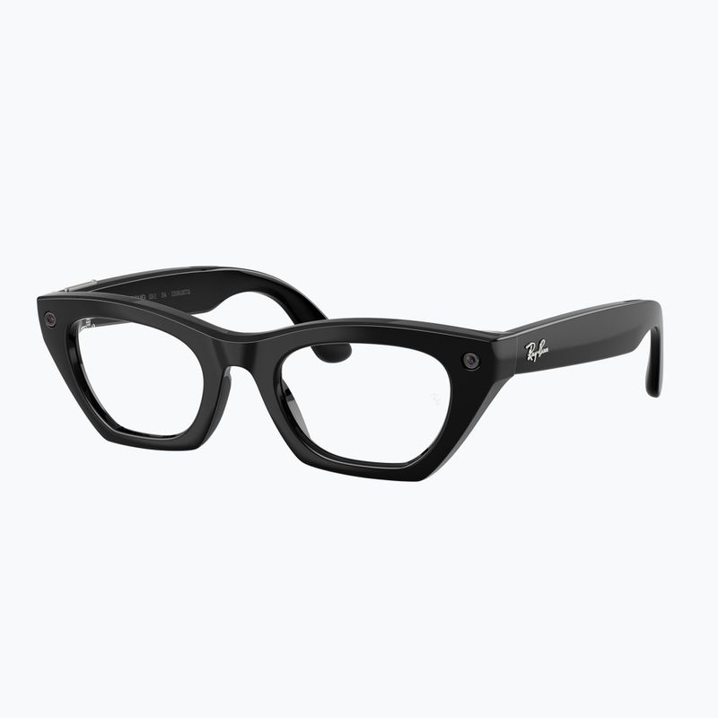 Brille mit Kamera Ray-Ban Meta Zena shiny black/clear 5
