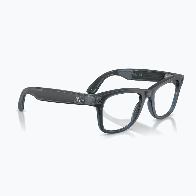 Brille mit Kamera Ray-Ban Meta Wayfarer tp.mt.ocean/trs grey 4