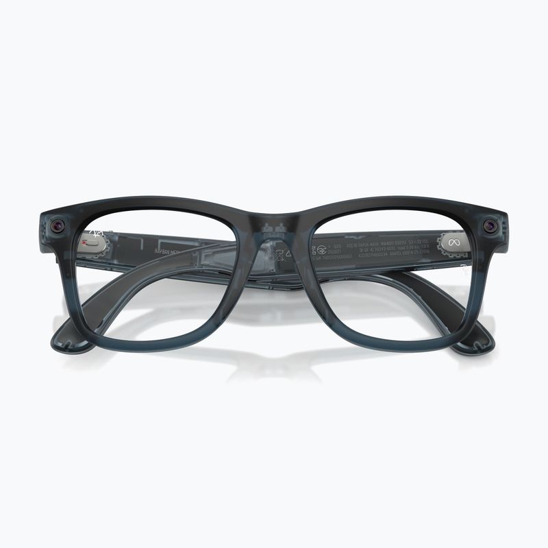 Brille mit Kamera Ray-Ban Meta Wayfarer tp.mt.ocean/trs grey 6