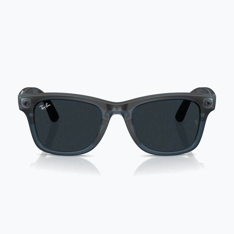 Brille mit Kamera Ray-Ban Meta Wayfarer tp.mt.ocean/trs grey 8