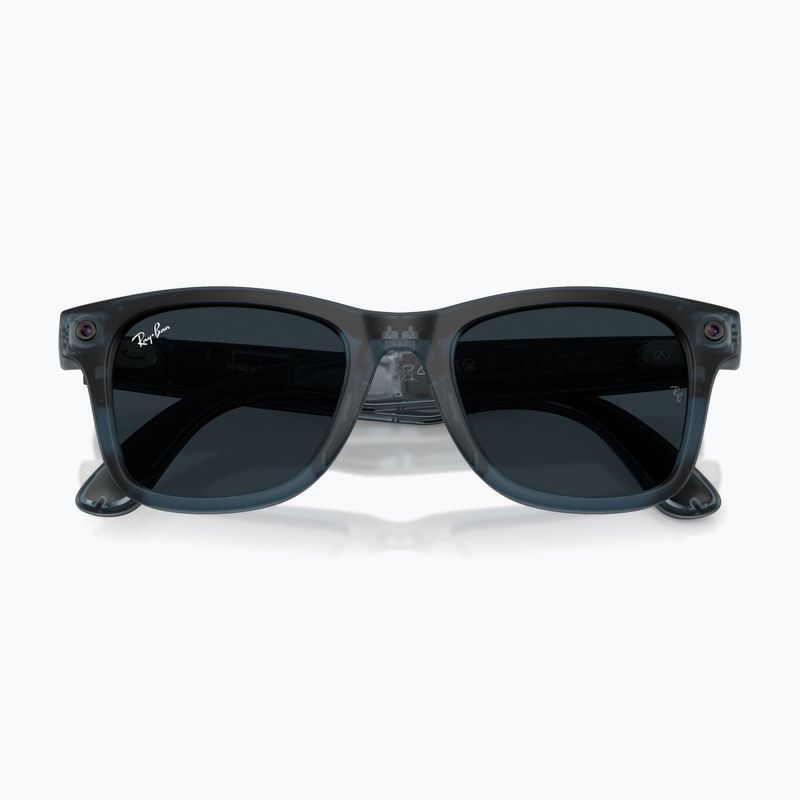 Brille mit Kamera Ray-Ban Meta Wayfarer tp.mt.ocean/trs grey 9