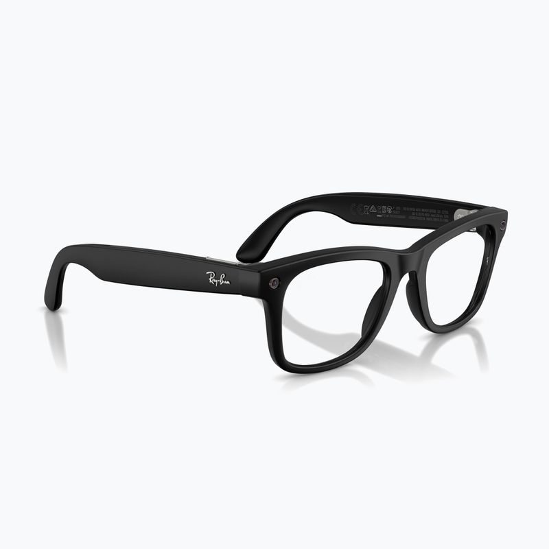 Brille mit Kamera Ray-Ban Meta Wayfarer matte back/clear 4