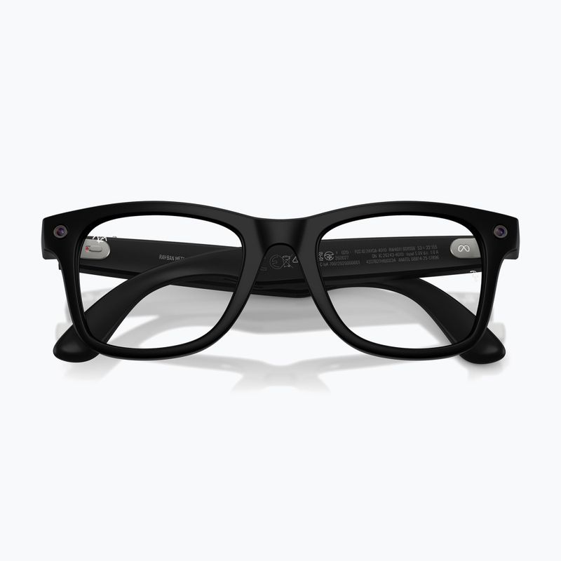 Brille mit Kamera Ray-Ban Meta Wayfarer matte back/clear 6
