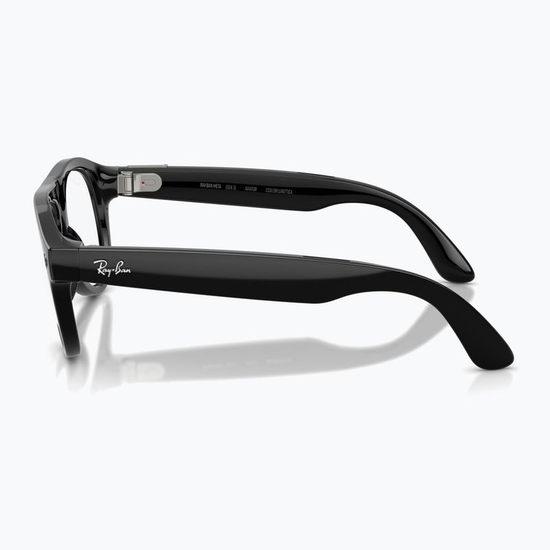 Brille mit Kamera Ray-Ban Meta Aviator shiny black/trs g. green 5