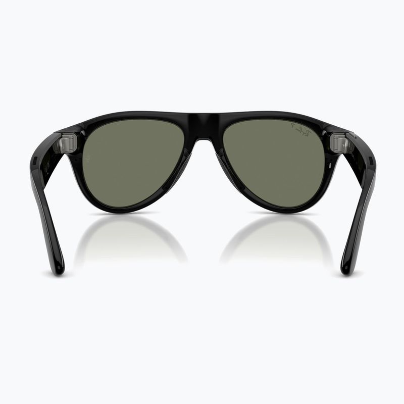 Brille mit Kamera Ray-Ban Meta Aviator shiny black/g15 green polar 3