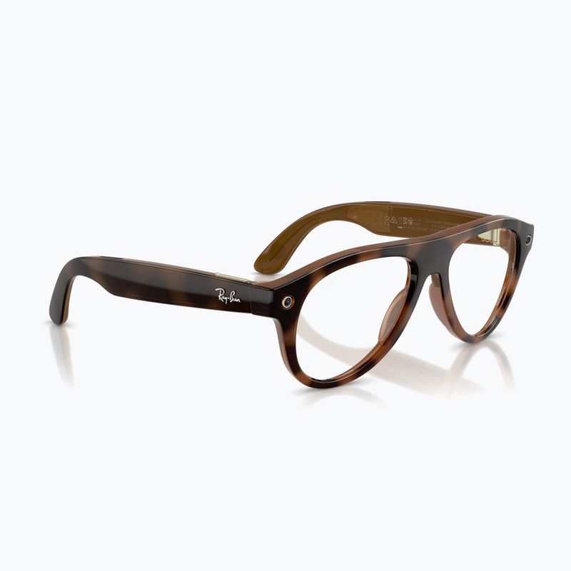 Brille mit Kamera Ray-Ban Meta Aviator havana/trs brown 4