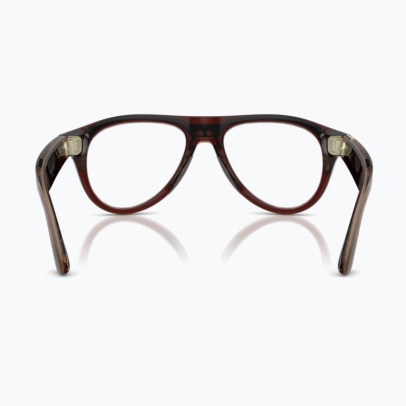 Brille mit Kamera Ray-Ban Meta Aviator transp. umber/trs jade 3