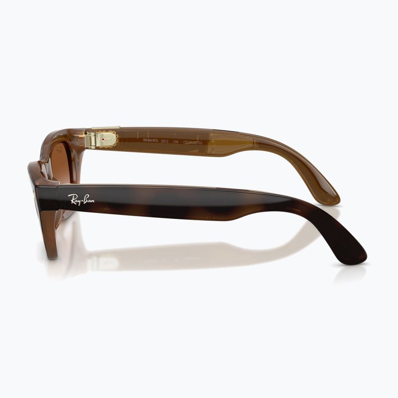 Brille mit Kamera Ray-Ban Meta Zena havana/gradient brown 5