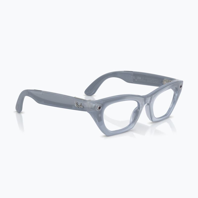 Brille mit Kamera Ray-Ban Meta Zena milky grey lilac/trs copper 4
