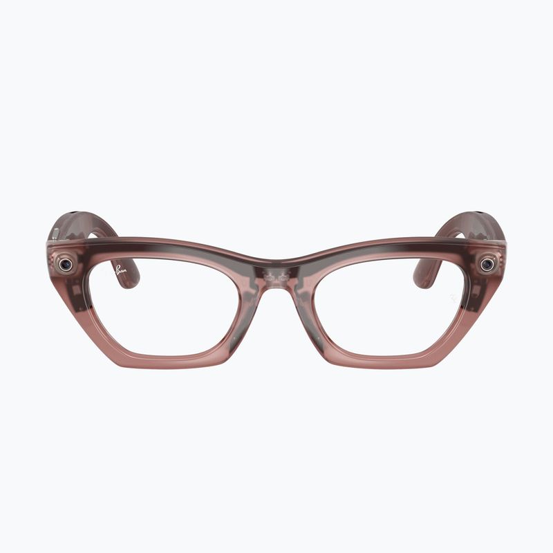 Brille mit Kamera Ray-Ban Meta Zena milky pink blush/trs grey 2