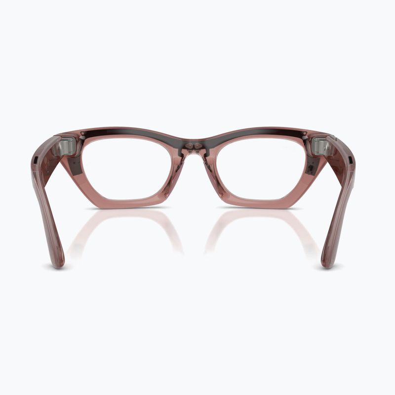 Brille mit Kamera Ray-Ban Meta Zena milky pink blush/trs grey 4