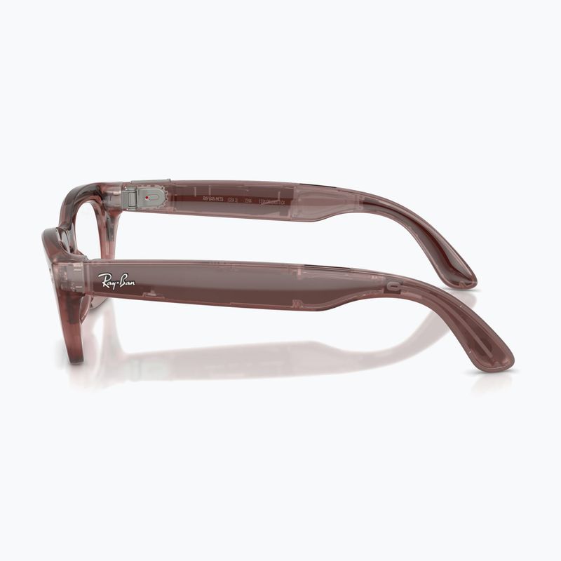 Brille mit Kamera Ray-Ban Meta Zena milky pink blush/trs grey 6