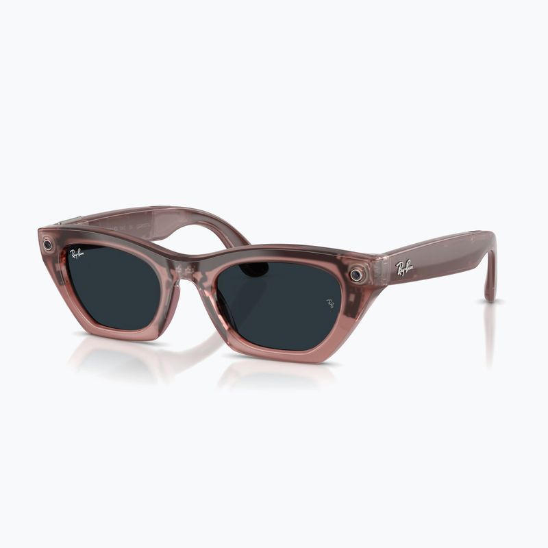 Brille mit Kamera Ray-Ban Meta Zena milky pink blush/trs grey 7